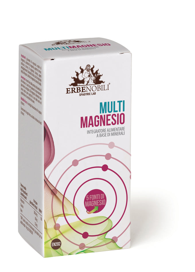 Multimagnesio Erbenobili 60 capsule magnesio taurina boro sistema nervoso ProEssenza Bio